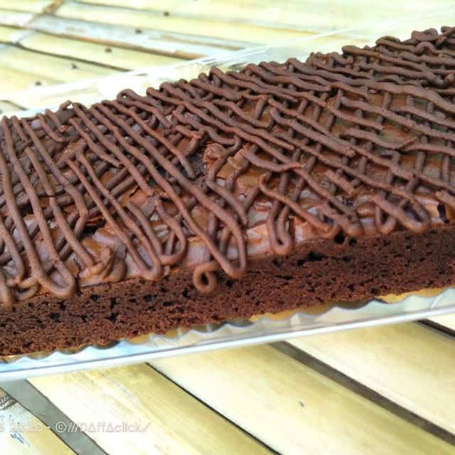 

Brownies panggang topping chocoglaze