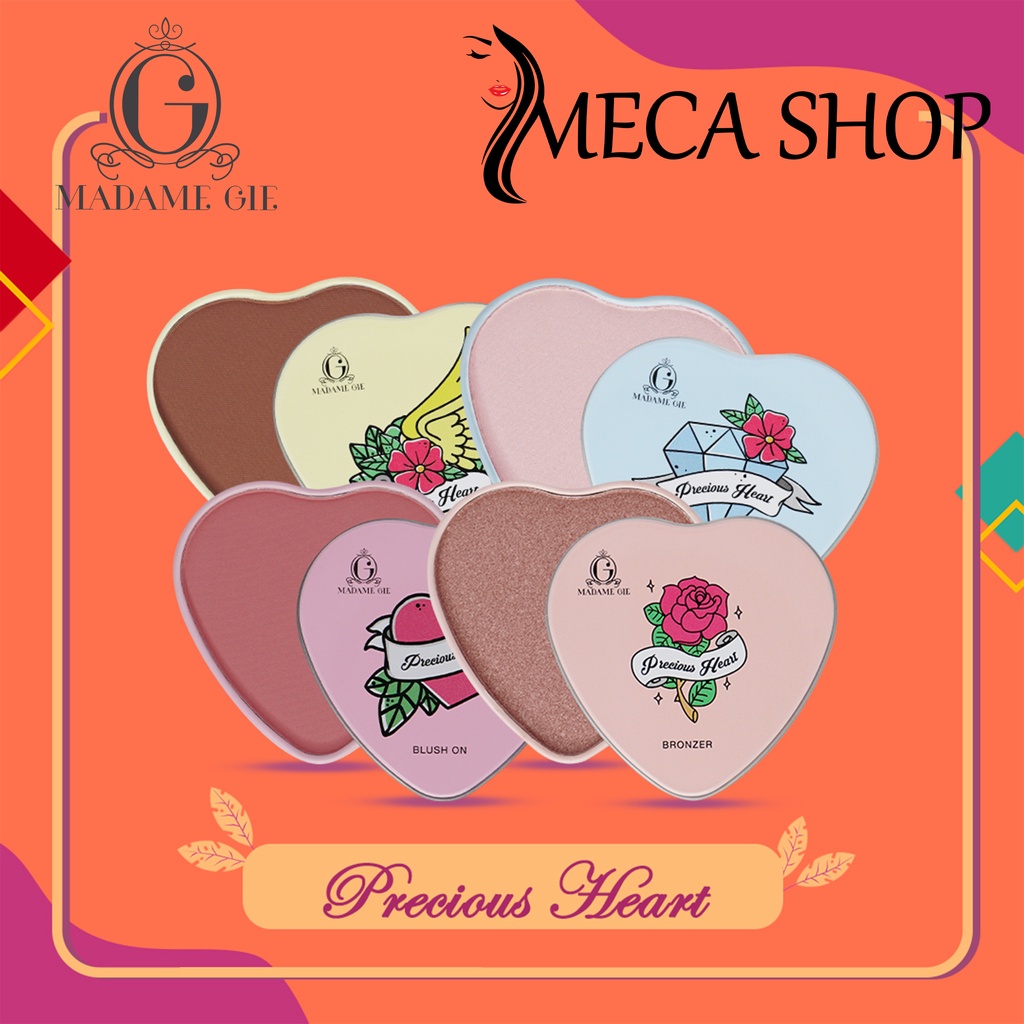 Madame Gie Precious Heart Bronzer | Blush On | Countour | Highlighter