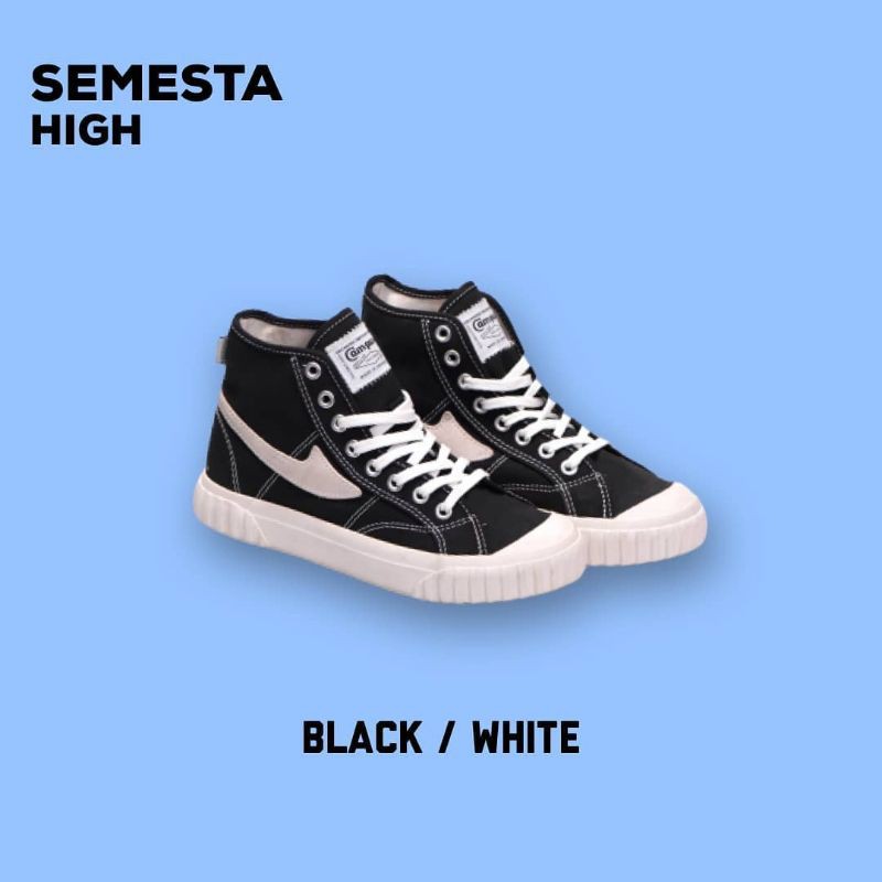 Campuss Semeta High Black White