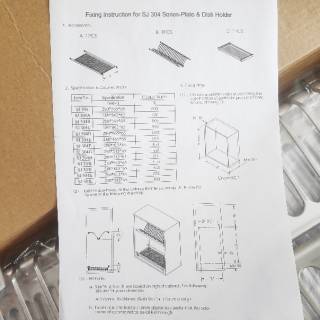  Rak  Piring  dan Gelas Stainless TACO  HW 010SS 600 mm 60 