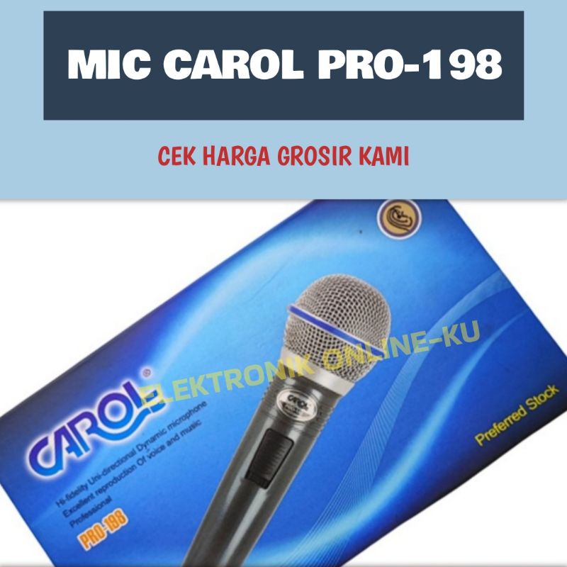 MIC CABLE CAROL PRO 198