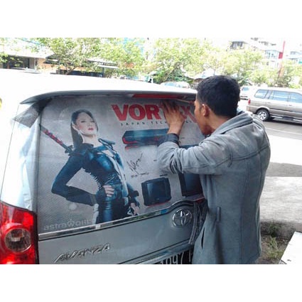 

Sticker Stiker Wallpaper Kaca Film One Way Vision