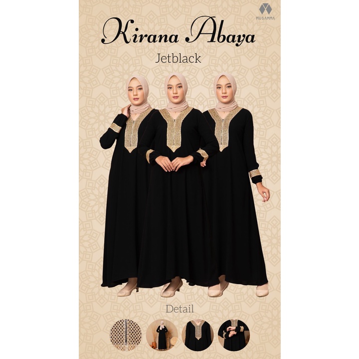 Daster Arab Musamma Kirana Abaya by Musamma Original