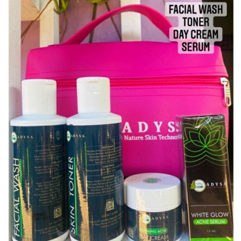 Adysa Skincare Acne White, Paket kecantikan BPOM