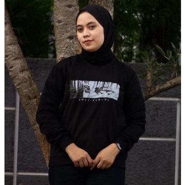 CREWNECK LEVIE//SWEATER UNISEX FLEECE TEBAL TERBARU'