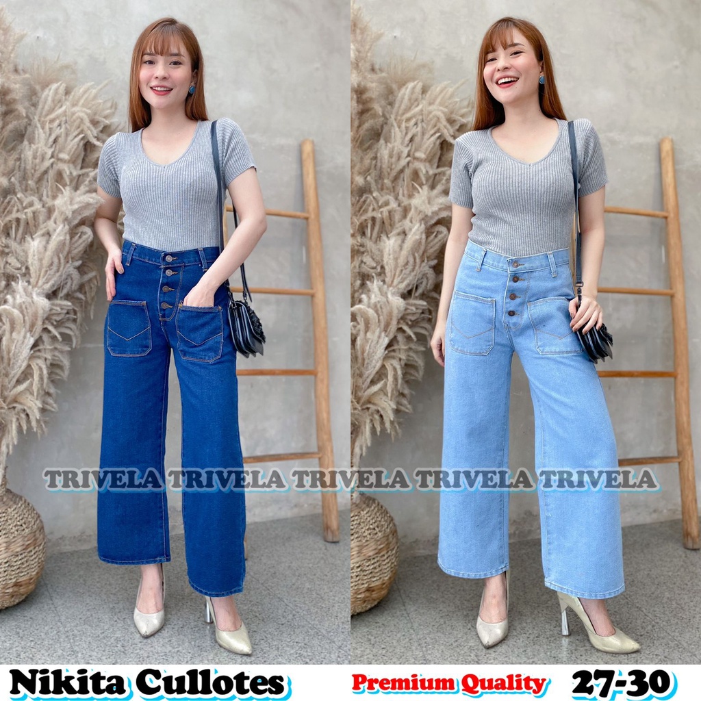 Kulot Jeans Nikita / Kulot Jeans Highwaist Button