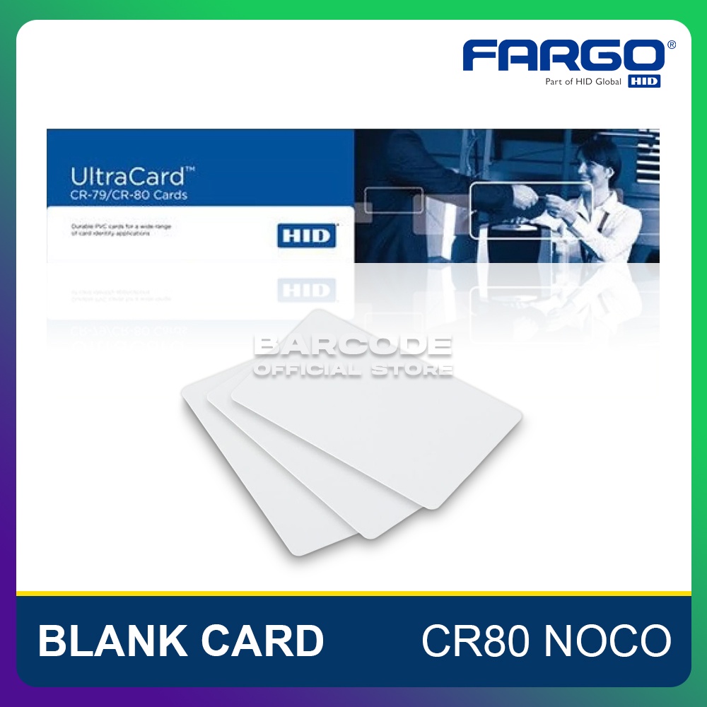 

Kartu PVC Blank Id Card Ultracard HID Noco CR 80 isi 500 pcs