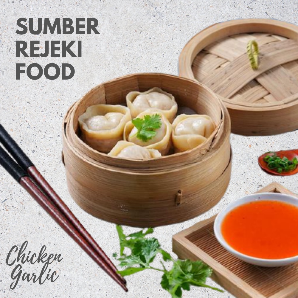 

CHICKEN GARLIC ISI 25 - 100 PCS DIMSUM CHICKEN GARLIC DIMSUM FROZEN PREMIUM - SUMBERREJEKIFOOD