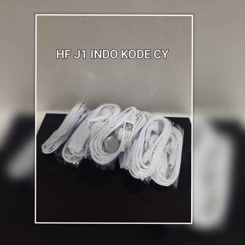 HF/Handsfree/Earphones/Headset Samsung J1 INDONESIA (CY)  (SUARA JERNIH)
