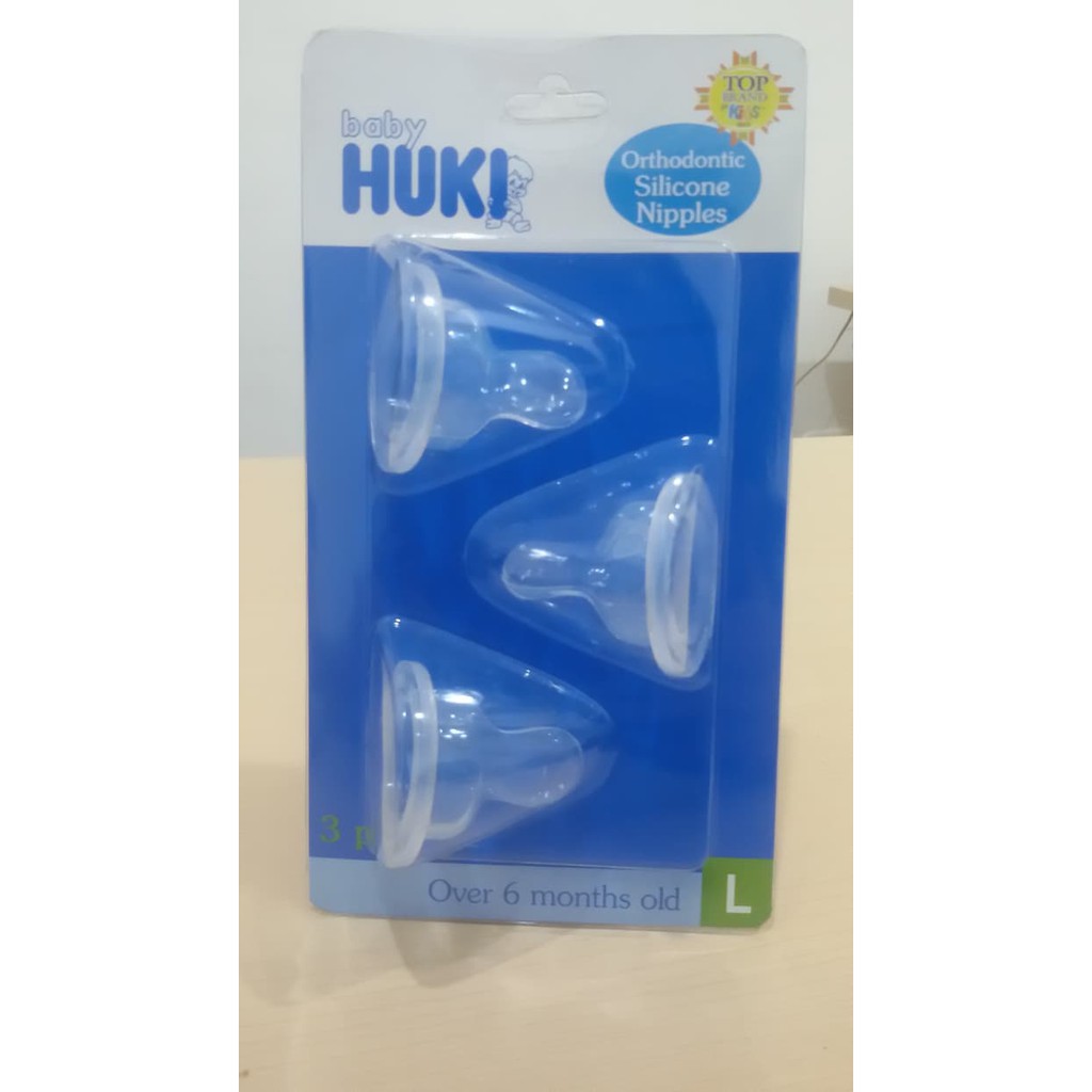 DOT HUKI GEPENG orthodontic silicon nipple isi 3pcs