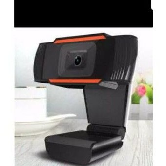 Kamera Webcam USB dengan Microphone untuk PC / Komputer orange hitam 1080