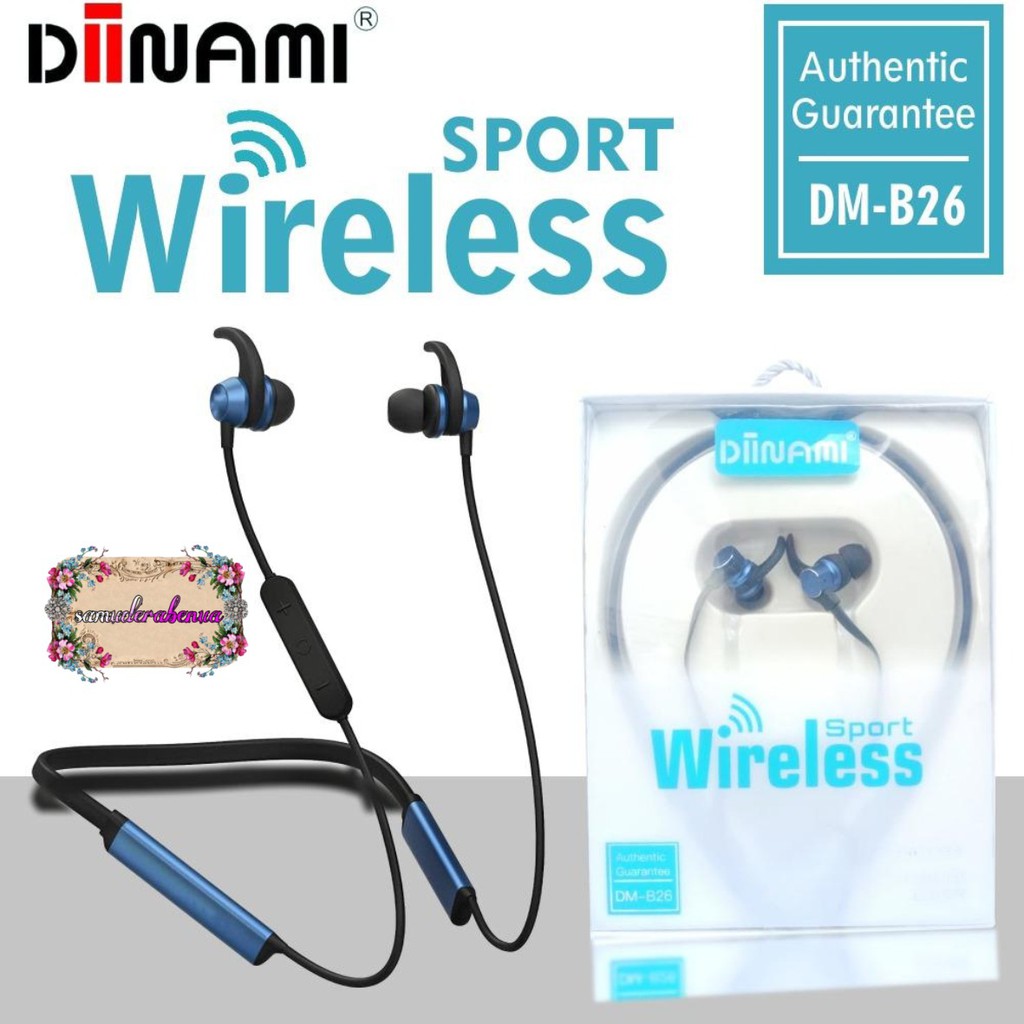 BM052 Headset headsfree Bluetooth ORIGINAL DIINAMI SPORT B26 SUPERBASS FOR ALL SMARTPHONE SB1971