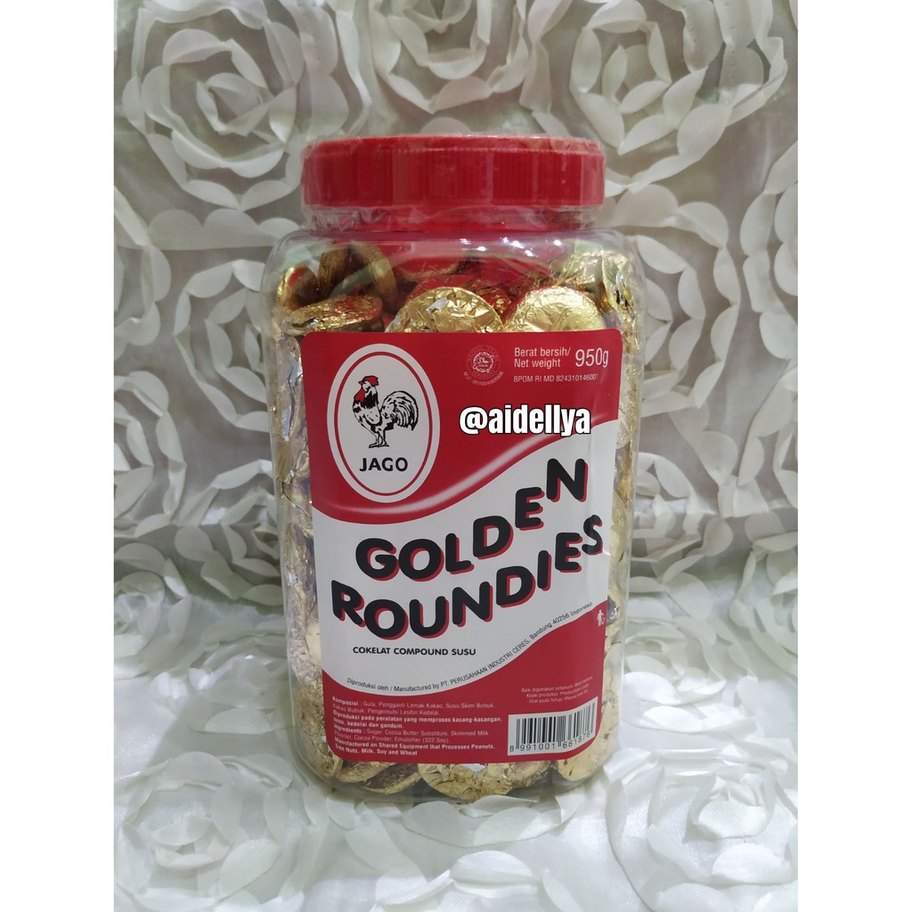 Coklat Golden Roundies Jar 950 gr