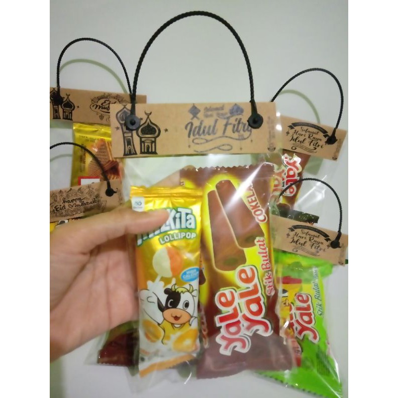 Jual plastik bingkisan snack lebaran/plastik bingkisan snack unik