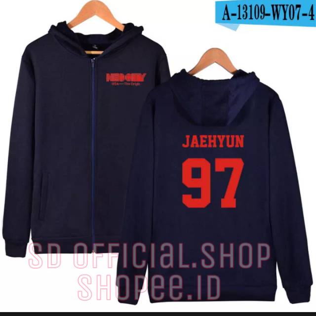 (bayar ditempat) jaket hoodie resleting kpop NCT127 NEO CITY REQUEST NAMA BELAKANG