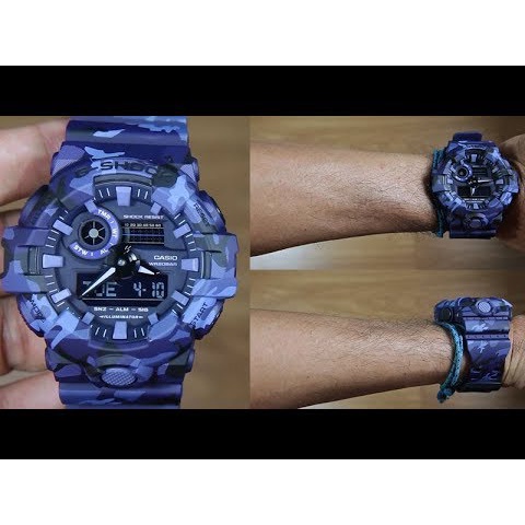 Casio G-Shock Jam Tangan Pria Analog Digital Original GA-700CA-2ADR