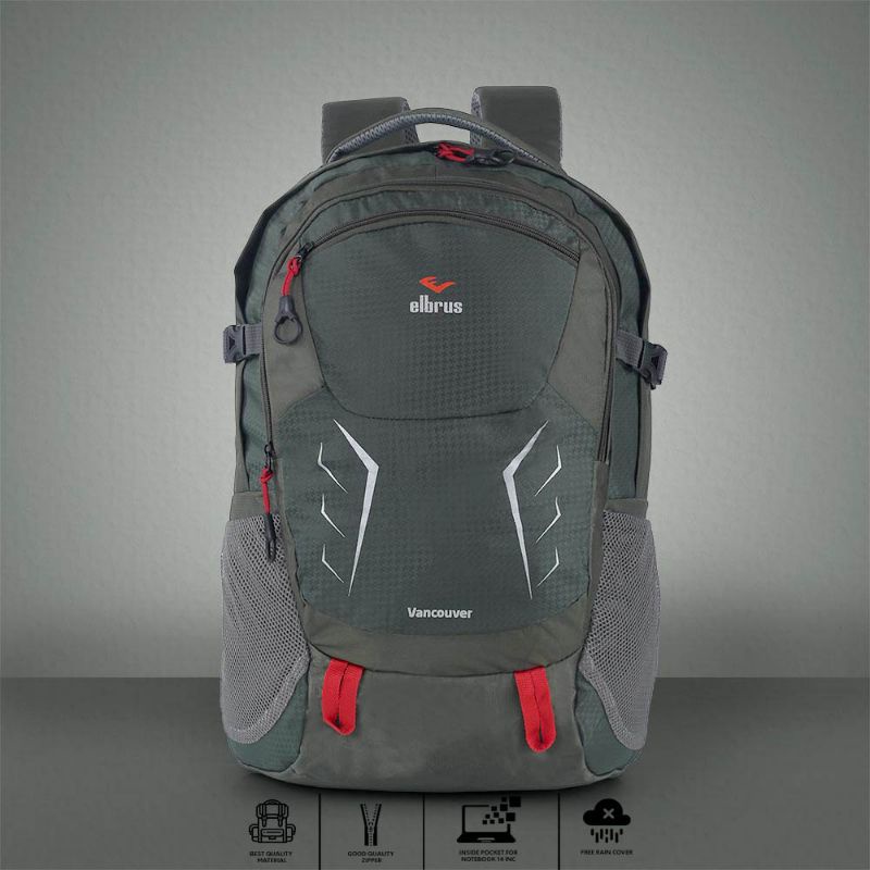 DAYPACK Tas Ransel 25 - 30 Liter Terbaru | Tas Laptop Notebook 14&quot; Inch | Tas Punggung Backpack Original | Free Raincover | Tas Travelling | Tas Camping Outdoor | Tas Sekolah Kuliah Kerja Muncak Mudik