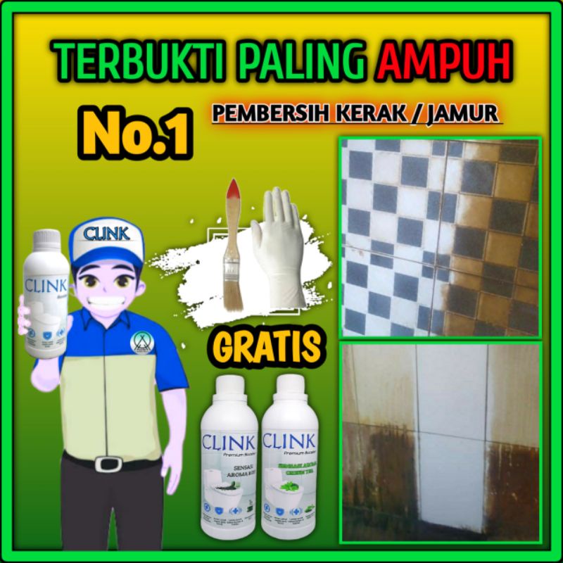 PEMBERSIH KERAK LANTAI KAMAR MANDI TOILET KERAMIK PORSELEN KACA PELUNTUR KARAT NODA MEMBANDEL  AMPUH