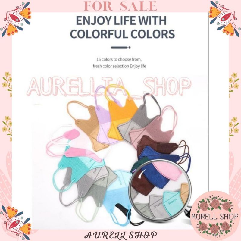 [COD] 1pcs Ecer Satuan Masker DUCKBILL 4play PREMIUM warna warni