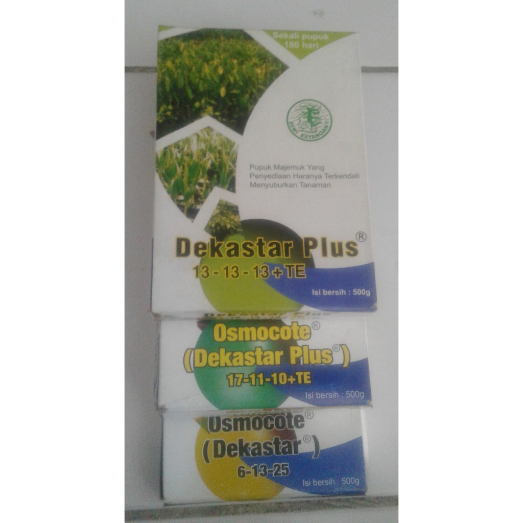 Ori Pupuk Dekastar 13-13-13 Te 100 Gr Gram Pupuk Seimbang Majemuk 100G Dekastar Osmocote 13 13 13