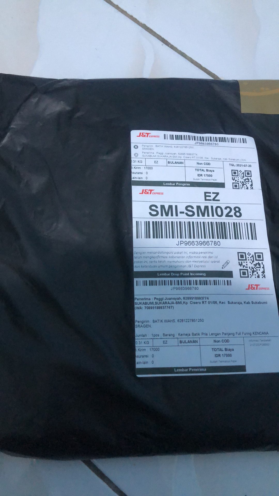 Kemeja Batik Pria Lengan Panjang Full Furing Kencana Ungu Megenta Motif Terbaru Terlaris