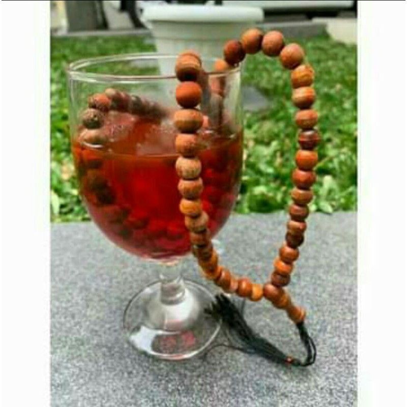 Tasbih secang asli, tasbih 99, kayu secang 8mm