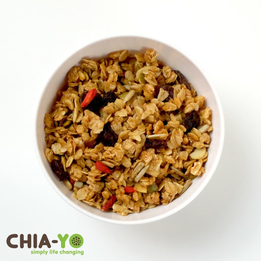 CHIAYO HOMEMADE GRANOLA ORIGINAL 500GR | SNACK SEHAT GLUTEN FREE