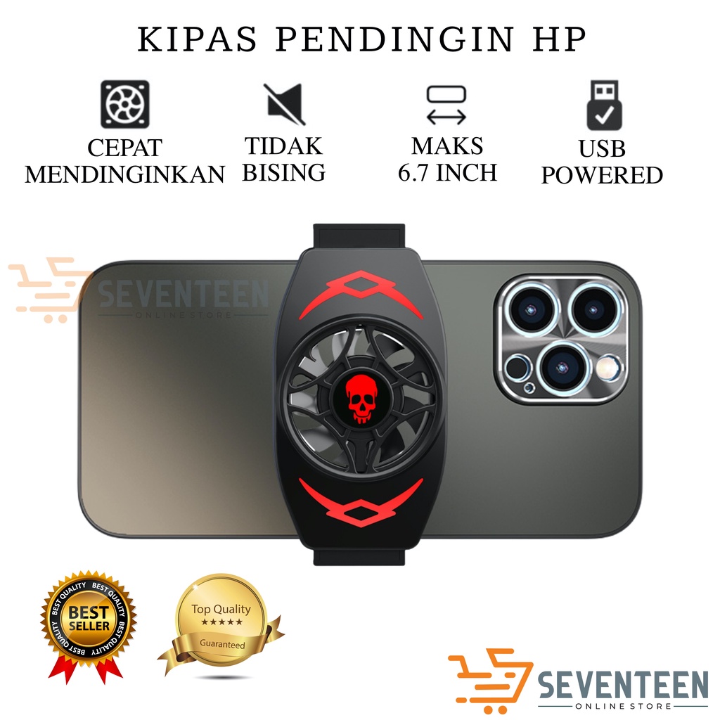 seventeen kipas angin pendingin hp x13 kipas handphone pendingin hp gaming x13 kipas pendingin hp ga