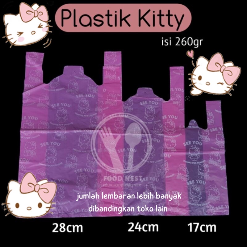 PLASTIK HELLO KITTY KANTONG KRESEK MOTIF HELLO KITTY PINK KANTONG PLASTIK OLSHOP MURAH kresek hello kitty uk 24x35 isi 37-40 kresek hello kitty uk 17x33 isi 42-45 kantong plastik / HD kresek motif hellokitty aneka ukuran kresek hello kitty uk 28