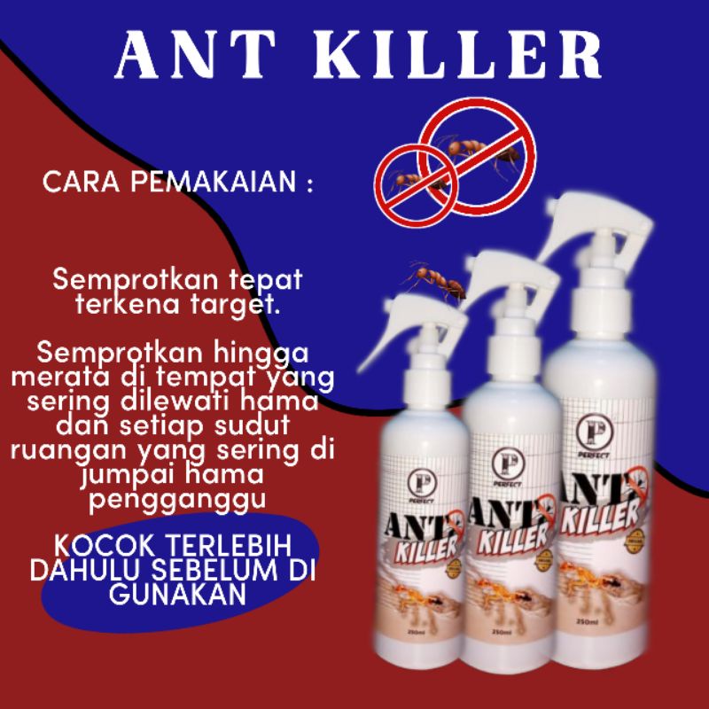 Pembasmi Semut Perfect Ant Killer Anti Semut Dan Serangga Spray 250ML alajelekkk