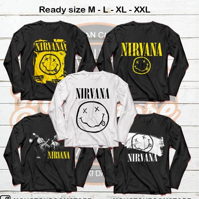 KAOS BAND - NIRVANA - LENGAN PANJANG