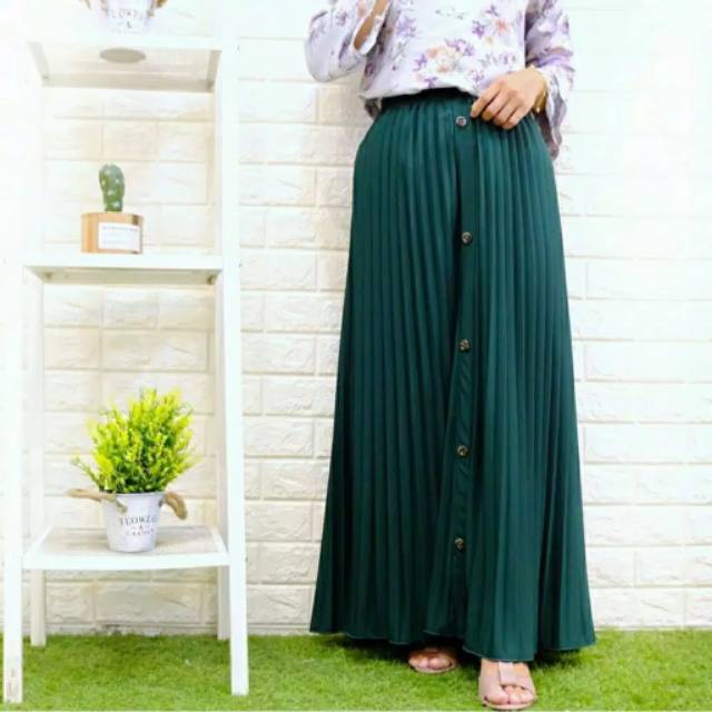 ROK KANCING PLISKET/ROK PLISKET KANCING/BUTTONED PLISKET/ROK  MAYUNG