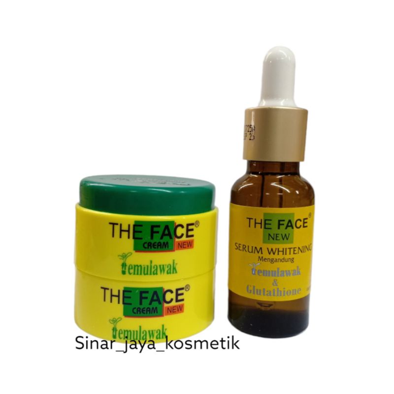 The Face Temulawak Hot Series Cream Dan Serum