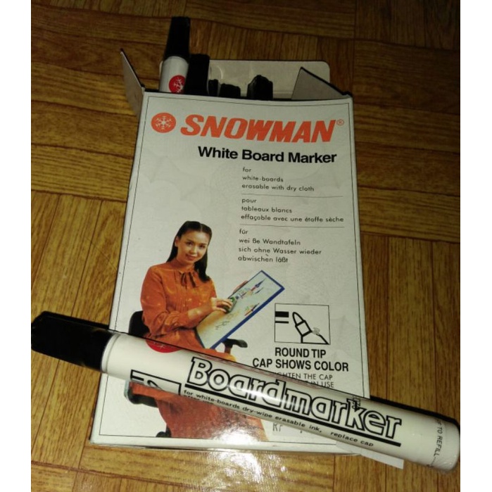 

Snowman Spidol Whiteboard BG-12 ( satuan )