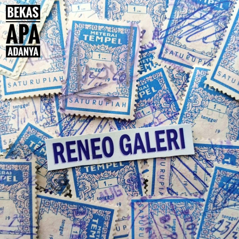 

Materai Tempel Koleksi 1 Rupiah tahun 1971 1972 1973 1974 1975 Matrai meterai Rp biru Filateli kuno jadul lawas lama asli Indonesia Antik