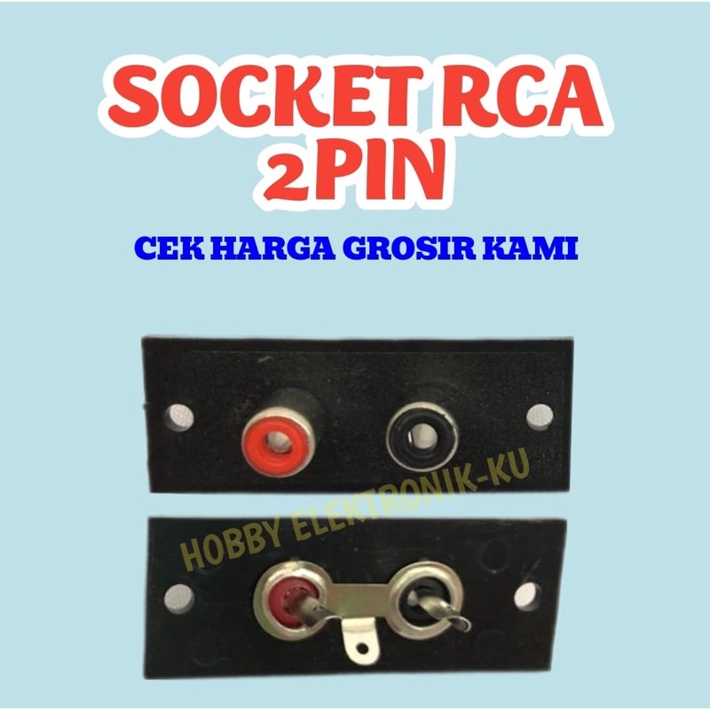 SOCKET RCA 2PIN