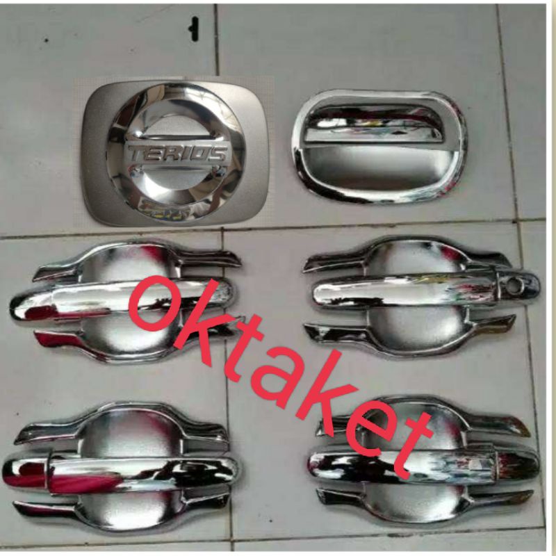 paket outer handle rush terios lama old 2006 2015 2016 2017 Chrome