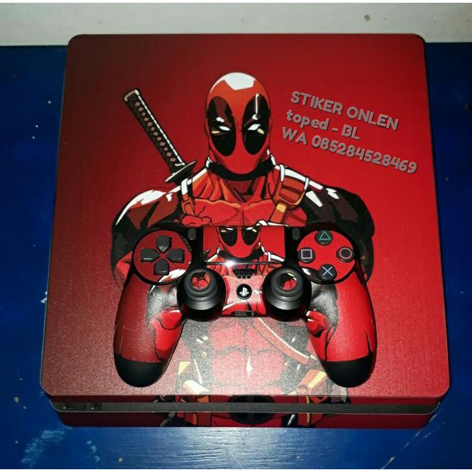 Promo Ps4 Slim Skin - Deadpool