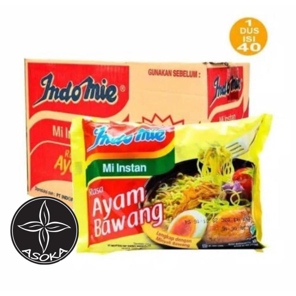 

INDOMIE AYAM BAWANG 1 DUS / 1 KARTON / ISI 40 PCS