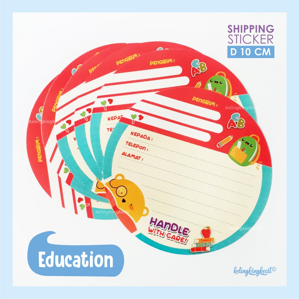 

Stiker Pengiriman Online Shop - Education D10