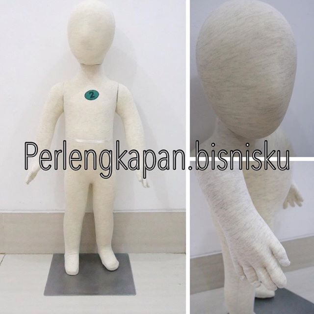 Manekin Anak Full Body Busa untuk Usia 1 dan 2 Tahun