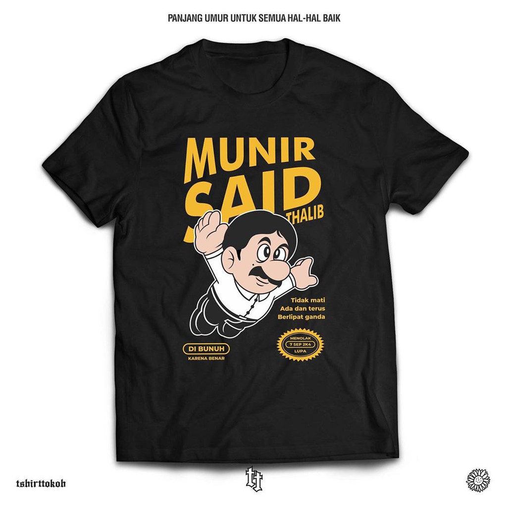 Tshirttokoh - Kaos Tokoh Munir Said Thalib - Super Munir