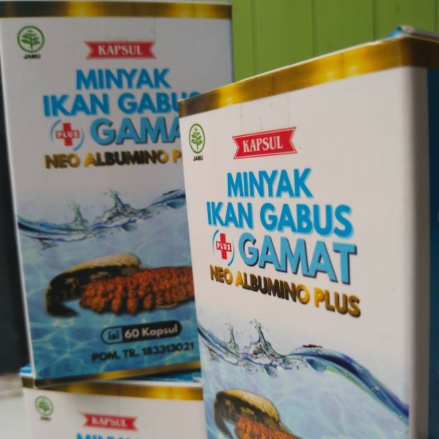 Neo albumino minyak ikan gabus plus gamat