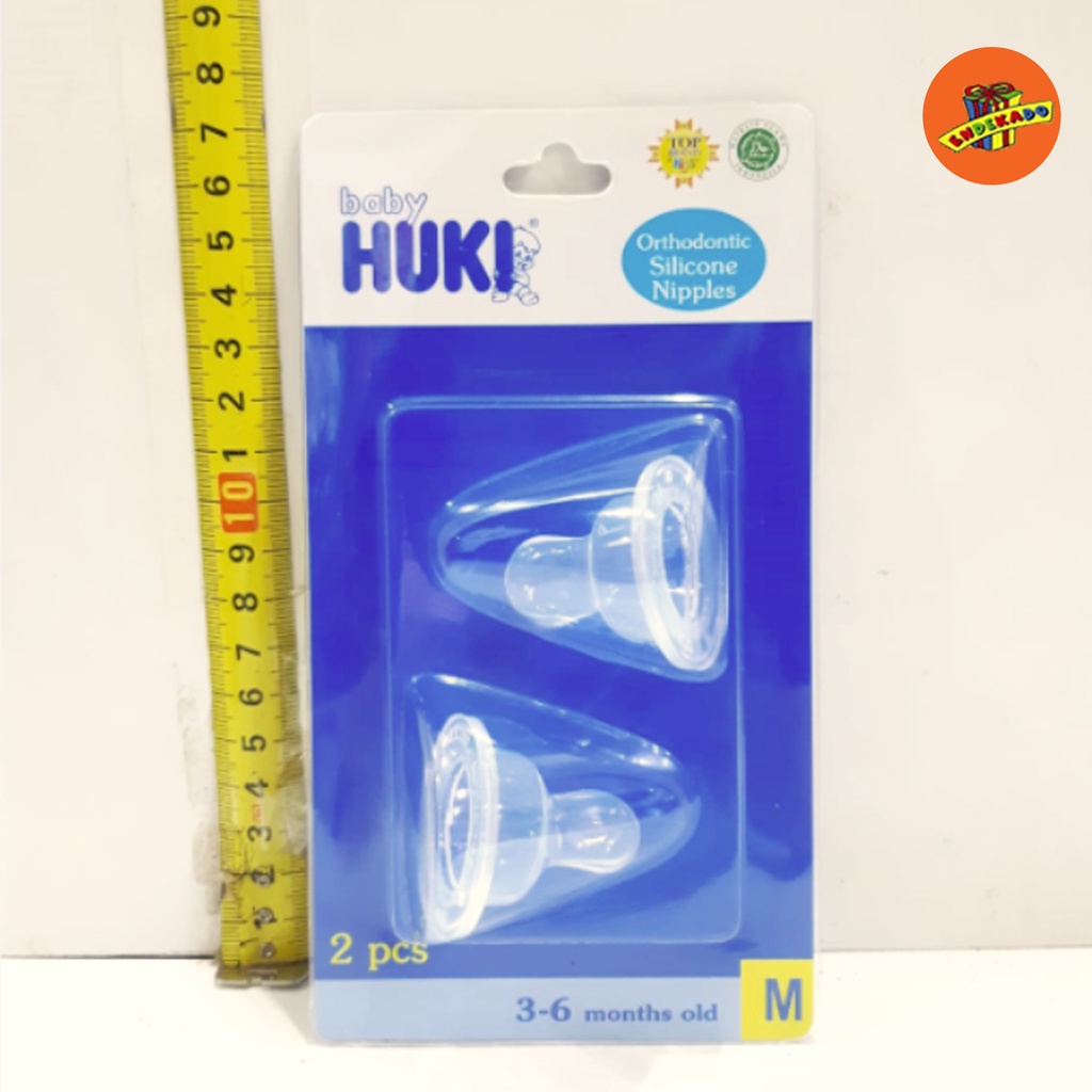 Huki Orthodontic Silicone Nipples 2pc