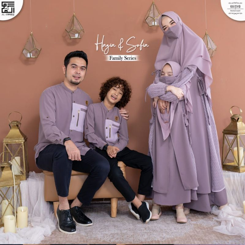 Sarimbit HAGIA SOFIA by Houseofkaisya in boysenberry