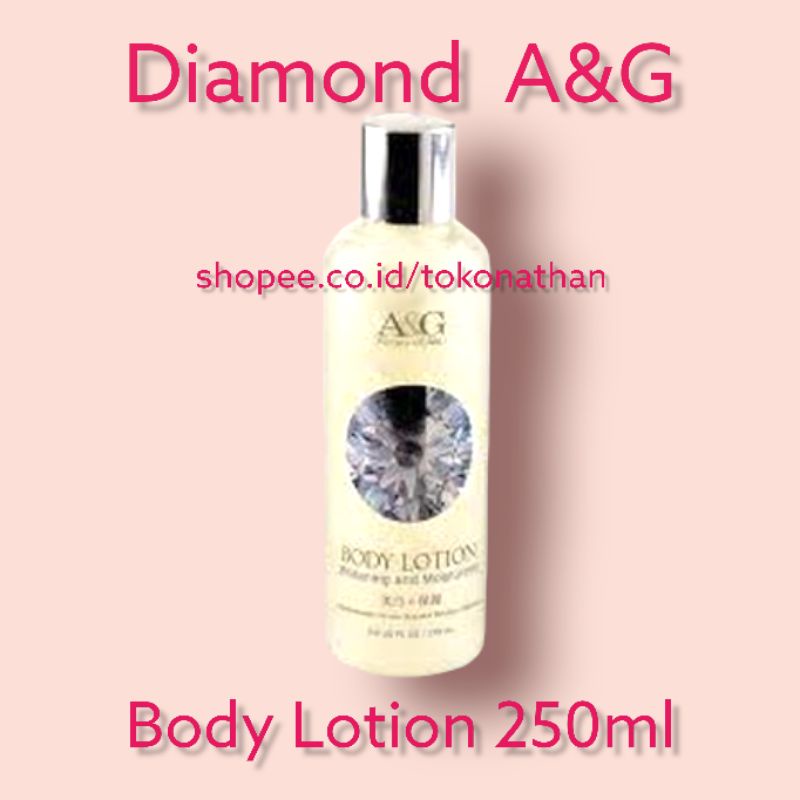 6 botol HAND AND BODY LOTION DIAMOND berlian  A&amp;G diamon