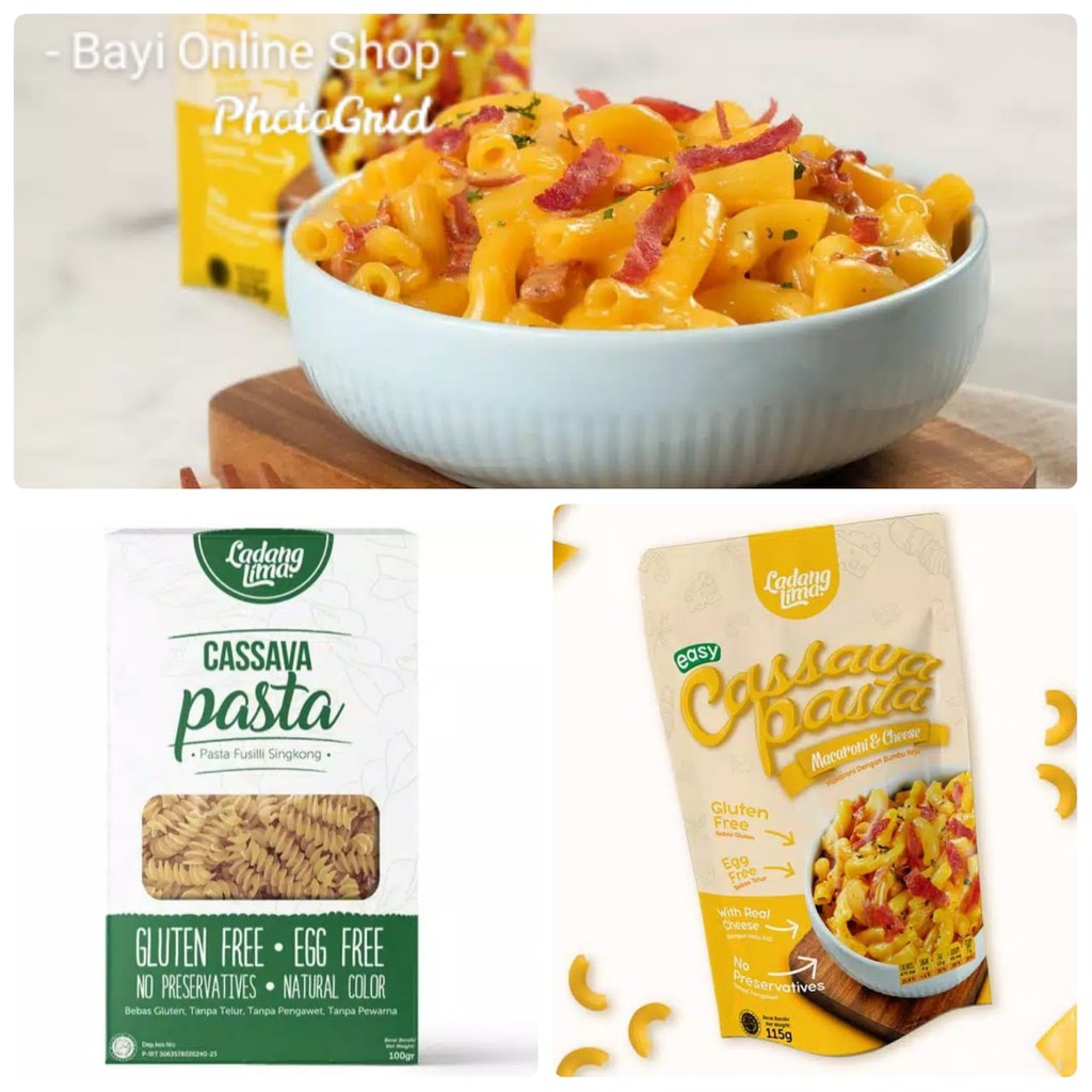 Ladang Lima Cassava Pasta Mac And Cheese Original Pasta Mpasi Pasta Organik Cemilan Bayi Sehat Shopee Indonesia