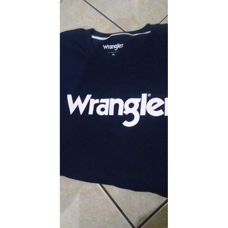 Kaos oblong cowok wrangler original