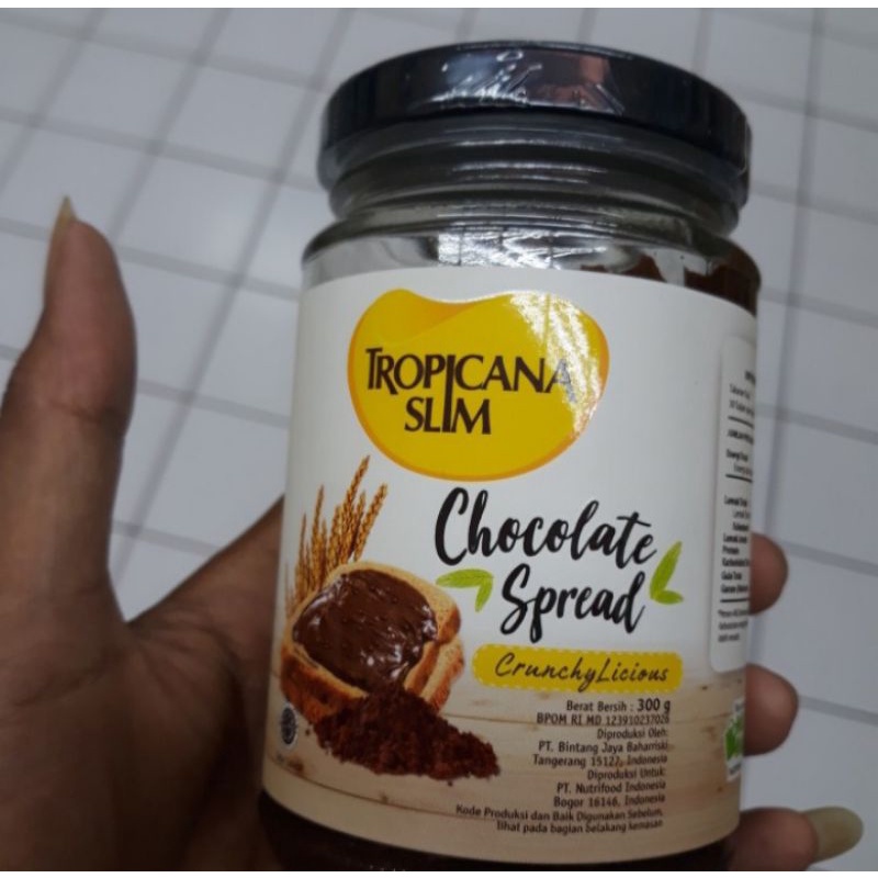 

tropicana slim coklat spread 300gr/tropicana slim/selai coklat