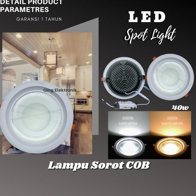 Lampu Sorot Cob Spotlight Led Lampu Led Ceiling Cob Lampu Plafon Rumah Asfiariel